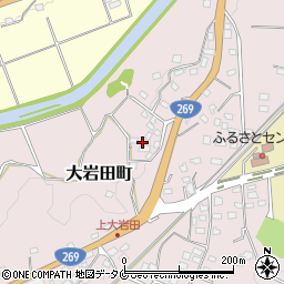 宮崎県都城市大岩田町5344-3周辺の地図