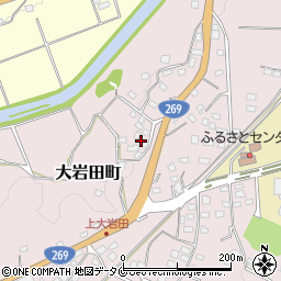 宮崎県都城市大岩田町5340-3周辺の地図