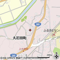 宮崎県都城市大岩田町5340-2周辺の地図