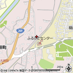 宮崎県都城市大岩田町5438-2周辺の地図
