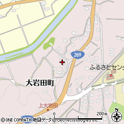 宮崎県都城市大岩田町5336-2周辺の地図