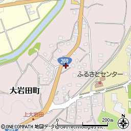 宮崎県都城市大岩田町5333-1周辺の地図
