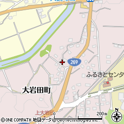 宮崎県都城市大岩田町5334周辺の地図
