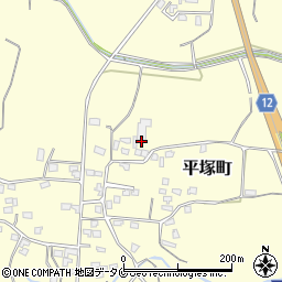 宮崎県都城市平塚町3958周辺の地図