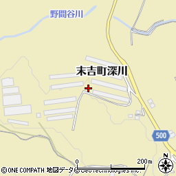 鹿児島県曽於市末吉町深川2176周辺の地図