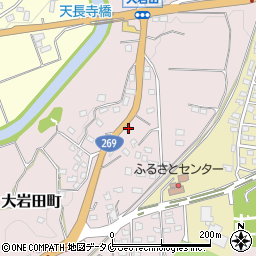 宮崎県都城市大岩田町5371周辺の地図