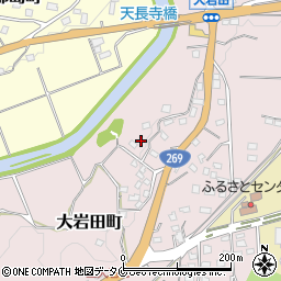 宮崎県都城市大岩田町5335-4周辺の地図