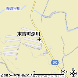 鹿児島県曽於市末吉町深川2167周辺の地図