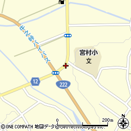 宮村小学校入口周辺の地図