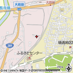 宮崎県都城市大岩田町5426-7周辺の地図