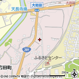 宮崎県都城市大岩田町5373-2周辺の地図