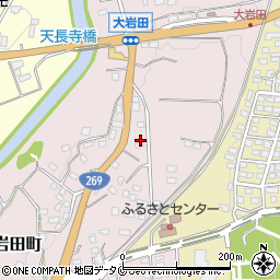 宮崎県都城市大岩田町5373周辺の地図