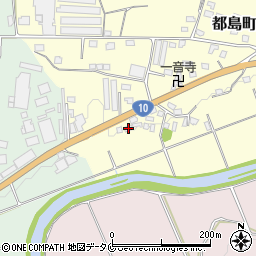 宮崎県都城市都島町1323-16周辺の地図