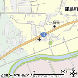 宮崎県都城市都島町1323周辺の地図