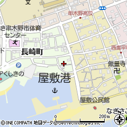 鹿児島県いちき串木野市長崎町120周辺の地図