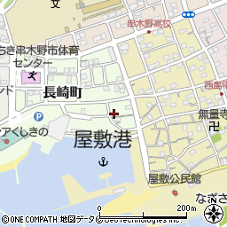 鹿児島県いちき串木野市長崎町121周辺の地図