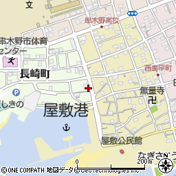 鹿児島県いちき串木野市長崎町117周辺の地図