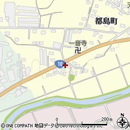 宮崎県都城市都島町1320周辺の地図