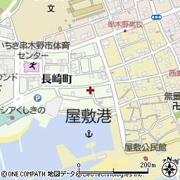 鹿児島県いちき串木野市長崎町107周辺の地図