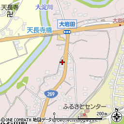 宮崎県都城市大岩田町5378-5周辺の地図