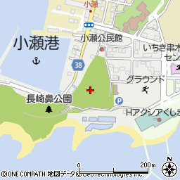 鹿児島県いちき串木野市小瀬町周辺の地図