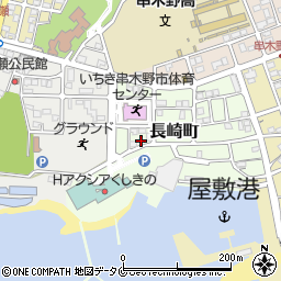 鹿児島県いちき串木野市長崎町95周辺の地図