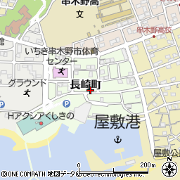 鹿児島県いちき串木野市長崎町51周辺の地図