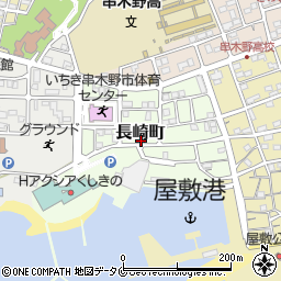 鹿児島県いちき串木野市長崎町52周辺の地図