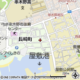 鹿児島県いちき串木野市長崎町41周辺の地図
