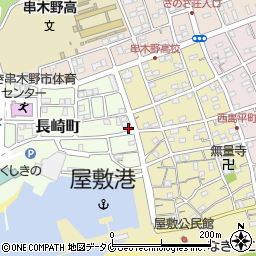 鹿児島県いちき串木野市長崎町32周辺の地図