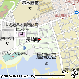 鹿児島県いちき串木野市長崎町48周辺の地図