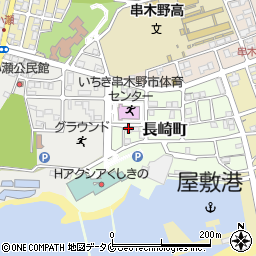 鹿児島県いちき串木野市長崎町97周辺の地図