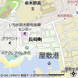 鹿児島県いちき串木野市長崎町63周辺の地図