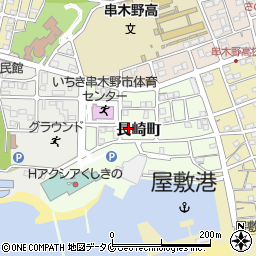 鹿児島県いちき串木野市長崎町57周辺の地図