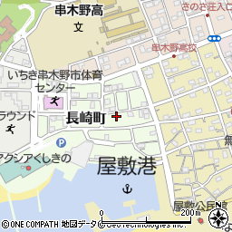 鹿児島県いちき串木野市長崎町44周辺の地図
