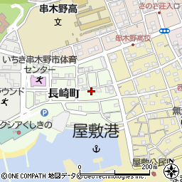 鹿児島県いちき串木野市長崎町43周辺の地図