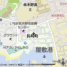 鹿児島県いちき串木野市長崎町65周辺の地図