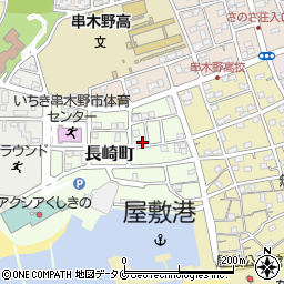 鹿児島県いちき串木野市長崎町11周辺の地図