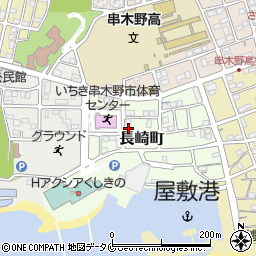 鹿児島県いちき串木野市長崎町68周辺の地図