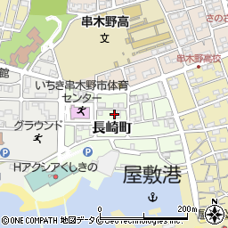 鹿児島県いちき串木野市長崎町71周辺の地図