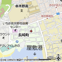 鹿児島県いちき串木野市長崎町12周辺の地図