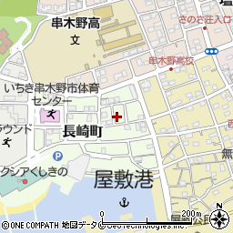 鹿児島県いちき串木野市長崎町17周辺の地図