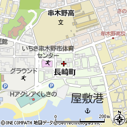 鹿児島県いちき串木野市長崎町70周辺の地図