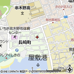 鹿児島県いちき串木野市長崎町20周辺の地図