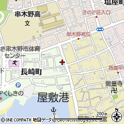 鹿児島県いちき串木野市長崎町28周辺の地図