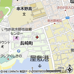 鹿児島県いちき串木野市長崎町16周辺の地図