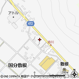 鹿児島県霧島市国分敷根477周辺の地図