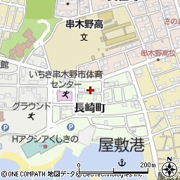 鹿児島県いちき串木野市長崎町80周辺の地図
