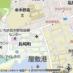 鹿児島県いちき串木野市長崎町21周辺の地図