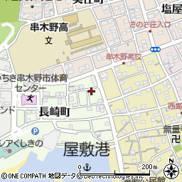 鹿児島県いちき串木野市長崎町22周辺の地図